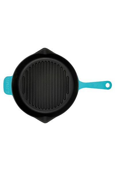 Lava Cast Round Grill Pan Cast Iron Solid Handle Spring Series Diameter(Ø)28cm