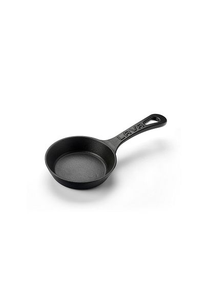 Lava Cast Round Frying Pan with Solid HandleDiameter(Ø)12cm