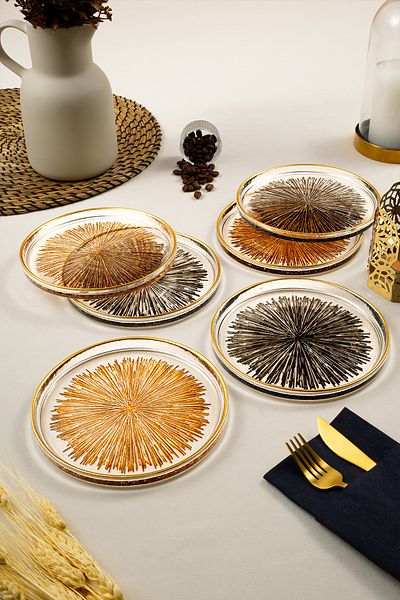 Fecra Mystic 6-Piece Cake Plate Set 16 cm