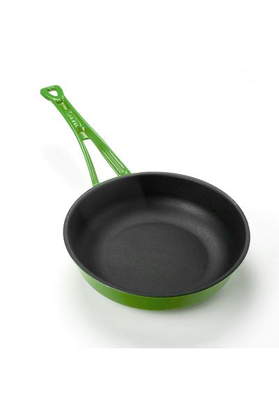 Lava Cast Round Frying Pan Cast Iron Solid Handle Diameter(Ø)24cm