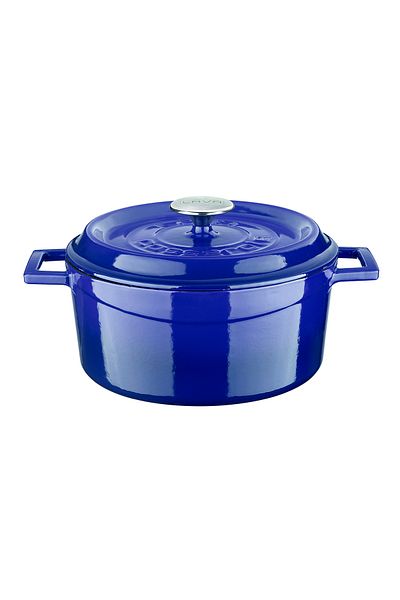 Lava Cast Round Pot Cast Iron Solid Handle Edition Series Diameter(Ø)24cm