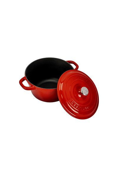 Lava Cast Round Pot Cast Iron Lid New Heritage Series Diameter(Ø)22cm