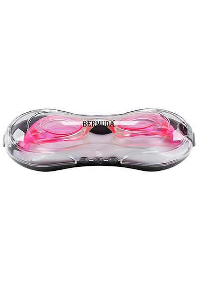 KIZILKAYA Bermuda Swimming Glasses Flexible Nose Pink Xh3000