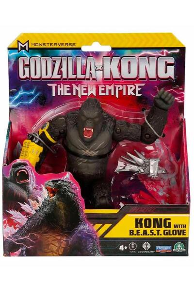 GIOCHI PREZIOSI Godzilla X Kong Action Figure 15 cm Kong with Beast Glove 35200