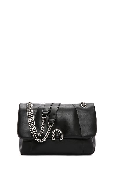 Derimod Women's Black Long Strap Classic Shoulder Bag 25Sbd 260218