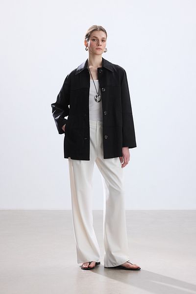 BE BLUE Plazzo Pant with Ecru Pens