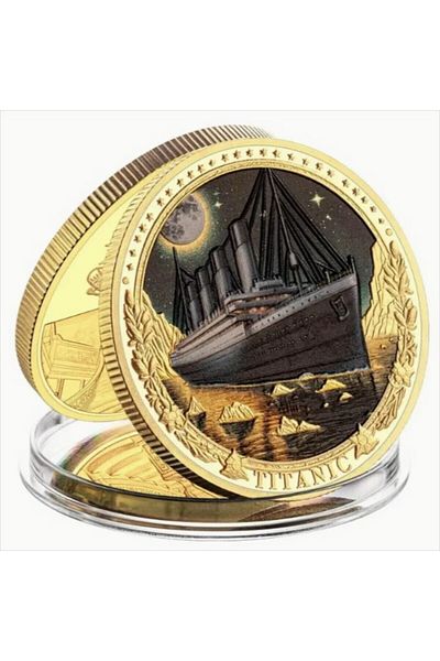 Esen Store Metal Commemorative Coin (Gold, Titanic)