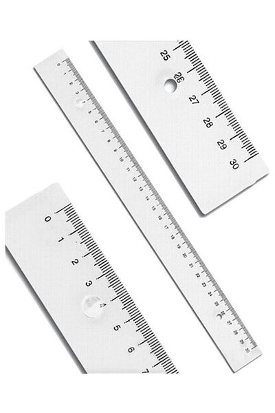 Yıldızlar Yayınları Stars 010 Plastic Ruler with Lens 30 Cm