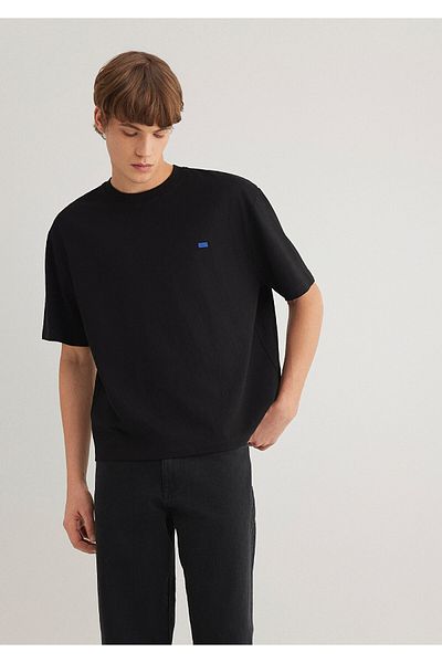 Mavi Black Boxy Fit Basic T-Shirt Boxy Fit 0612578 -900