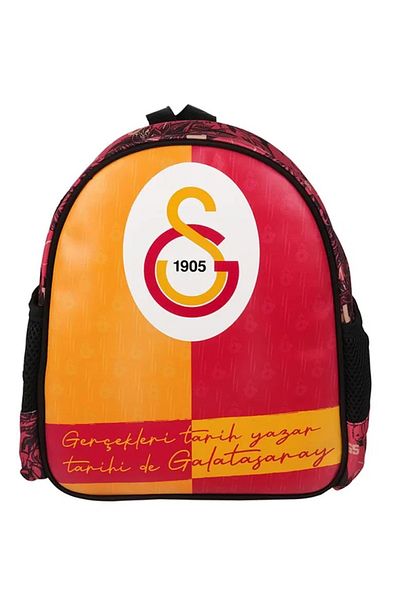 Galatasaray Licensed Kindergarten Bag, Double Compartment Pen Holder - Licensed Water Bottle Flask Gift