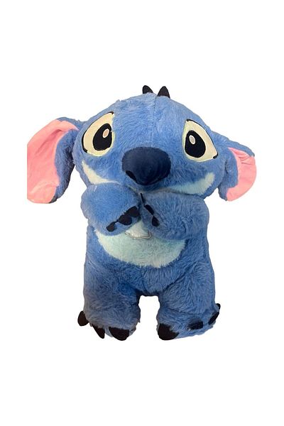 JPT EXTRA fluffy Stitch plush toy with breathing function, soothing melodies and light