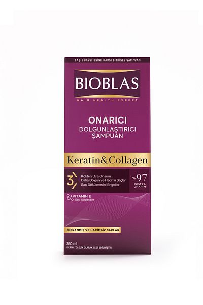 Bioblas Șampon Colagen + Keratină Volum 360 Ml