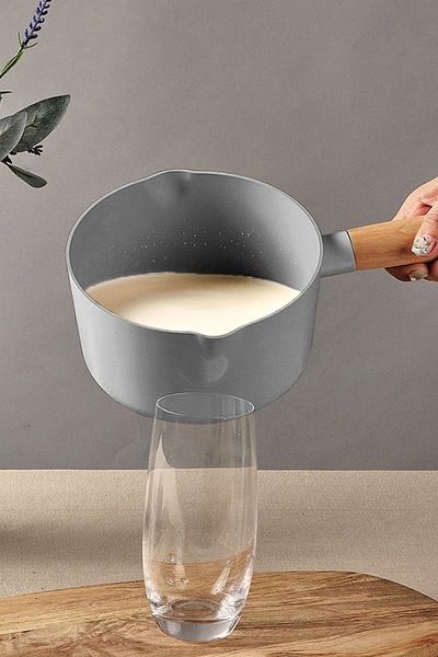 NEOFLAM Fika Alüminyum Döküm 16 Cm Gri Süt Tavası