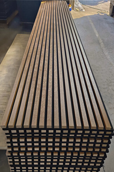 Genel Markalar Mdf Ahşap Akustik Duvar Paneli 100x280 -Barok