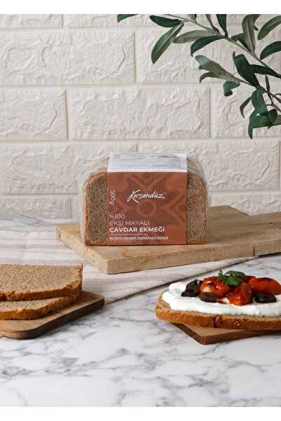 Kersendüz %100 Tam Çavdar Ekşi Mayalı Ekmek 500gr Cvdr-1001