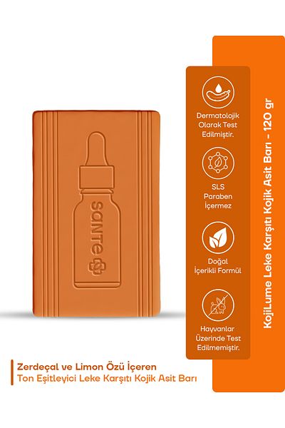 SantePlus Kojilume Anti-Dark Spot Tone Equalizing Turmeric and Kojiso Kojic Acid Soap 120 Gr