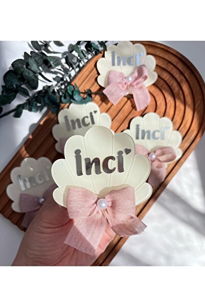 Pass Pano 10'lu Set Fiyonklu İstiridye Magnet - Bebek Mevlüdü, Söz ve Nikah H...