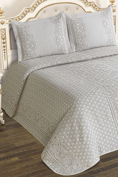 My Bed Home Collection طقم مفرش سرير مبطن من Deluxe Rabella