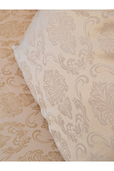 DB Collection Jacquard Fitted Sheet Set Pillowcase Double