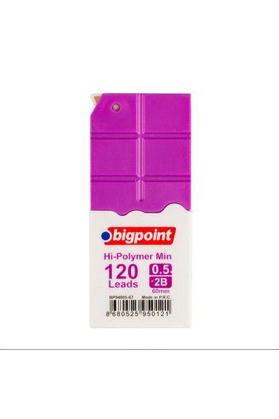 Bigpoint Pen Tip 0.5mm 2b 120pcs Tube Purple