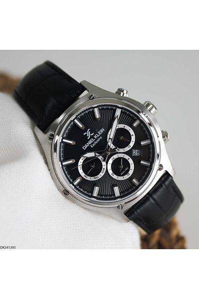 Daniel Klein Dk341393 Men's Wrist Watch with Leather Band