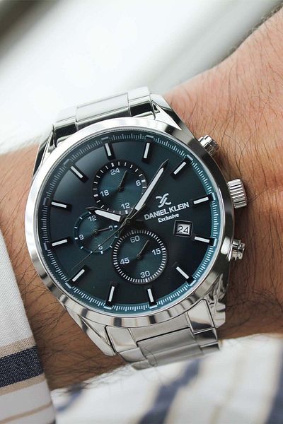 Daniel Klein Dk239676 Men's Wrist Watch with Steel Band
