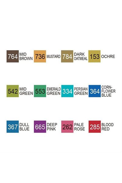 Zig Kurecolor Twin Ws Marker Kc3000n Set of 12 12b3