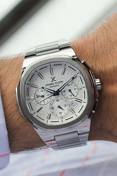 Daniel Klein Dk342758 Men's Wrist Watch with Steel Band