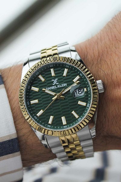Daniel Klein ساعة يد رجالية DK355628 بسوار فولاذي