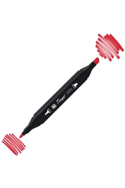 Tinge Twin Dual Tip Marker Pen R15 Geranium
