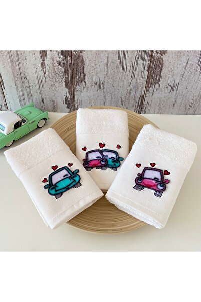 MARİBOR Şipsevdi̇ - Kitchen Towel with Embroidery Detail, 70% Bamboo/30% Cott...