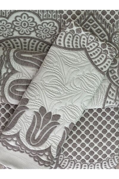 My Bed Home Collection Delüx Ariana Model Yastıklı Yatak Örtüsü Takımı