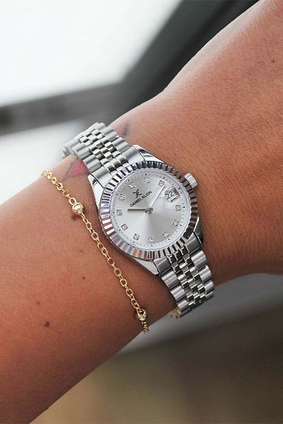 Daniel Klein Dk359398 Women's Wrist Watch with Steel Band