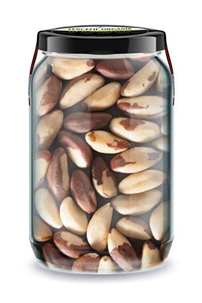 Zencefil Organik Brezilya Cevizi İçi Bi Kavanoz 660 cc. Cam Kavanozda Saf Katkısız Brazil Nuts Brezilya Bademi