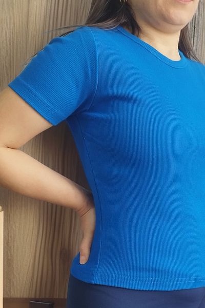 Aslında Look Tricou cu mânecă scurtă cu decolteu și lycra Bady Bluz