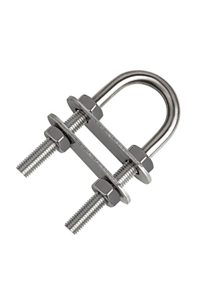 SomayStore Tekne U Mapa 304 Paslanmaz Krom A Kalite Işçilik 6mm