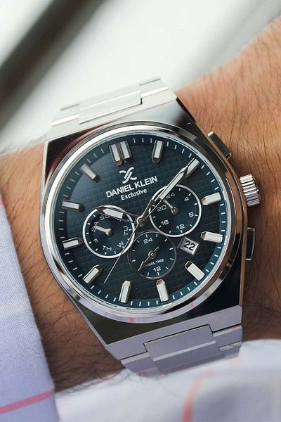Daniel Klein Dk330465 Men's Wrist Watch with Steel Band