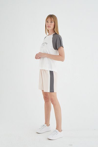 Sevim SET PANTALONI SCURT IMPRIMAT SEVİM 21219 25A
