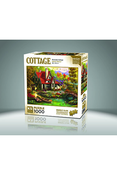 Ks Games Ks Puzzle 1000 Pieces Riverside Cottage