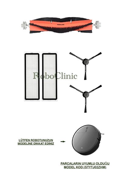 Roboclinic Xiaomi Mop 2 Pro 3D - Set de 5 bucăți compatibile cu filtru Hepa ș...