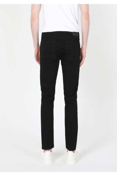 Colin's 041 Danny Slim Fit Low Waist Narrow Leg Men's Black Jean Trousers