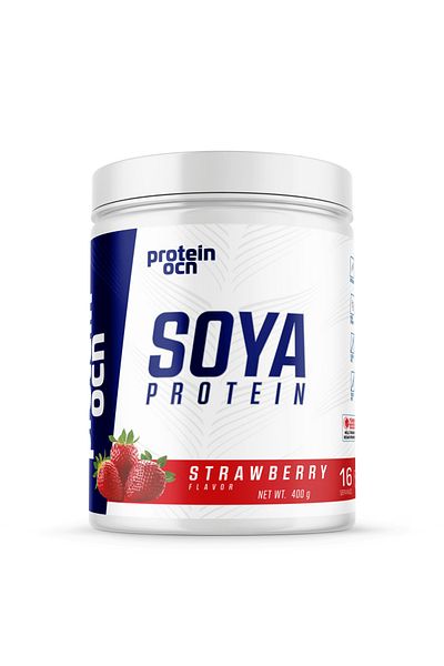 Proteinocean 400g Soy Protein Strawberry - 16 Servings