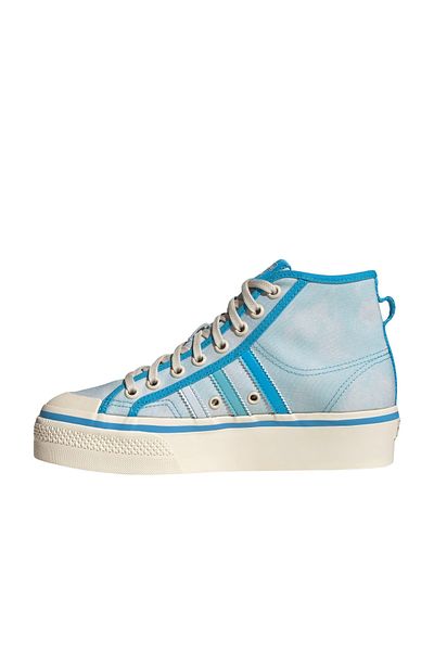 adidas Dámské modré sportovní boty Nizza Platform Mid (gx4604)