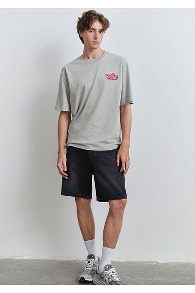 Mavi Houston Street Anthracite Denim Jean Shorts 0410672-89813
