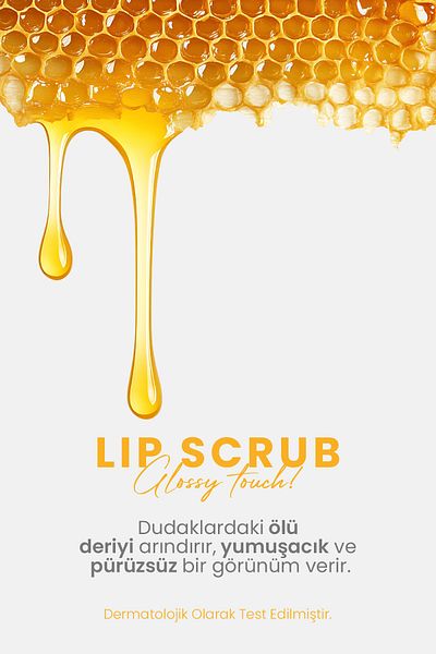 Purewith Glossy Touch Lip Scrub Honey Bliss Lip Peeling