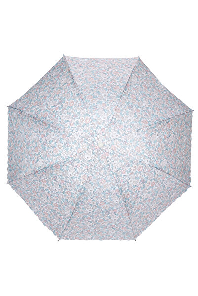 Wexta UV 50+ Minik Çiçek Desenli Şemsiye Turuncu