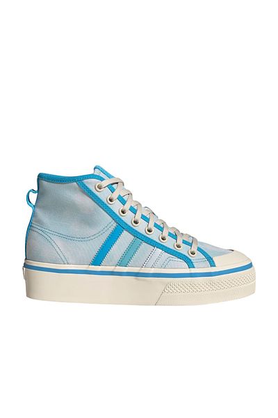 adidas Dámské modré sportovní boty Nizza Platform Mid (gx4604)