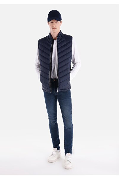 Colin's Сlim Fit Чоловічий Синій Жилет