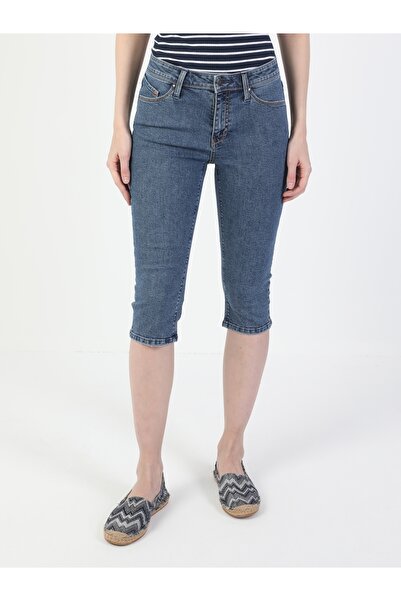 Colin's Super Slim Fit Orta Bel Kadın Denim Jean Şort