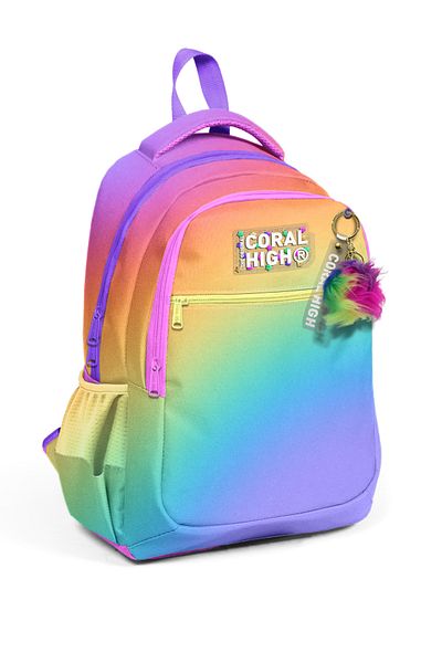 Coral High Kids Color Changing Three Compartment School Backpack 14425